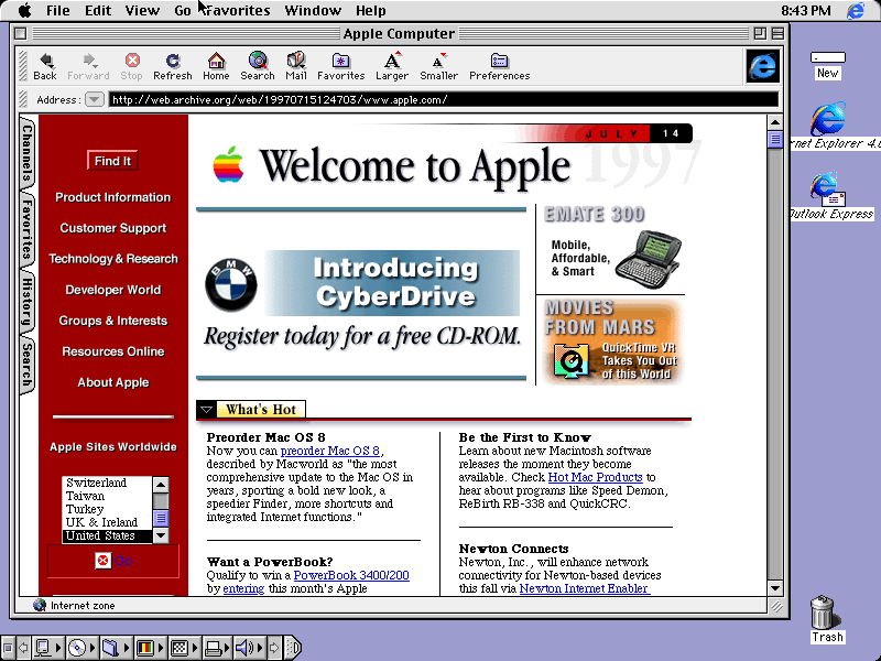 internet explorer for mac os